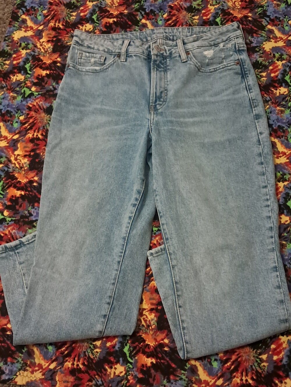 Old Navy High Rise O.G. Straight Secret Slim Pocket Denim Jeans